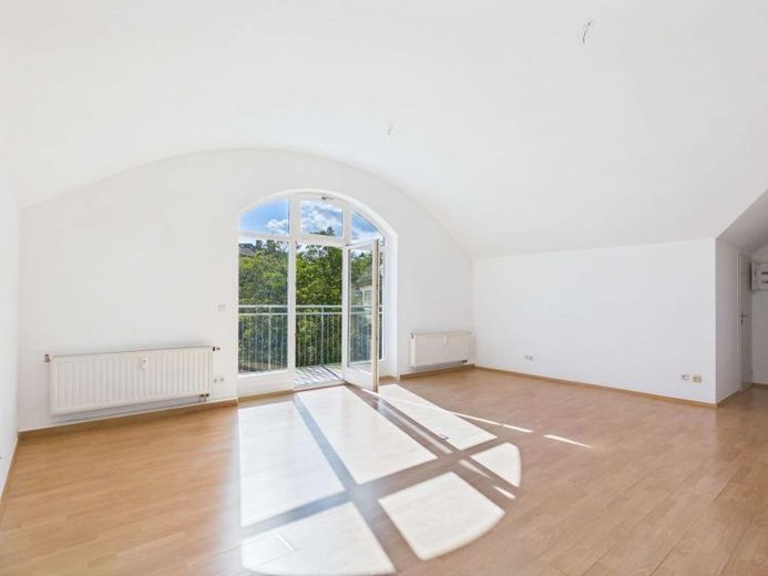 Ambiance loft à Plauen : appartement d’une pièce avec balcon orienté sud – Photo 1