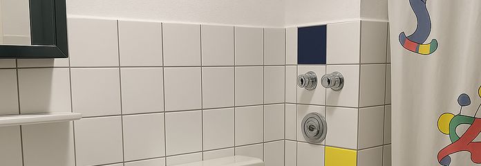 Badezimmer, digital aufgeräumt