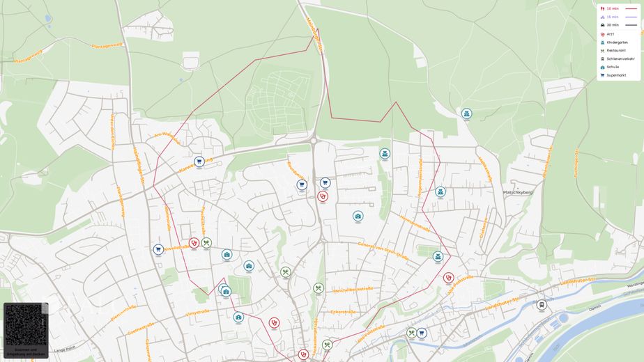 Attraktive 4-Zimmer-Wohnung mit großem Südwest-Balkon - ideal für Eigennutzer oder Kapitalanleger – Site plan (micro)