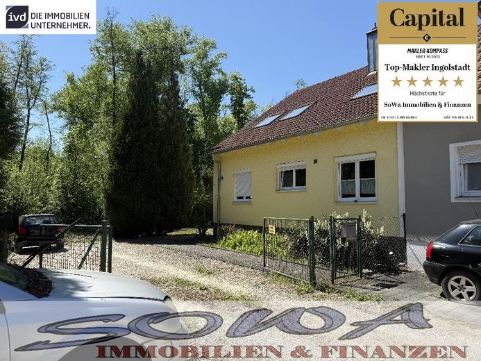 Attraktives Haus mit Ausbaupotential und mit großzügigem Grundstück und Waldfläche in Weichering - Ein Objekt von Ihrem Immobilienpartner SOWA Immobilien und Finanzen – Bild 1