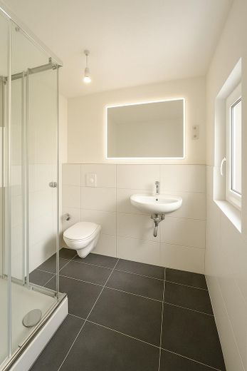 Gäste WC mit Dusche EG