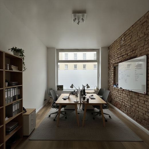 Südvorstadt — кафе, офіс або студія площею 60 м² із торговою залою та складом – Konzept: Als Büro 
