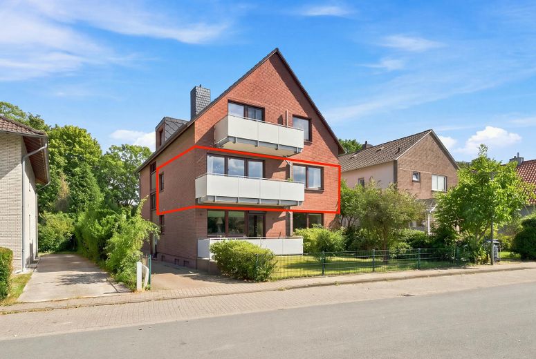 Emménagez immédiatement et sentez-vous chez vous – appartement de deux pièces avec cuisine et salle de bains, fraîchement rénové, à 26123 Oldenburg-Donnerschwee – Aussenansicht