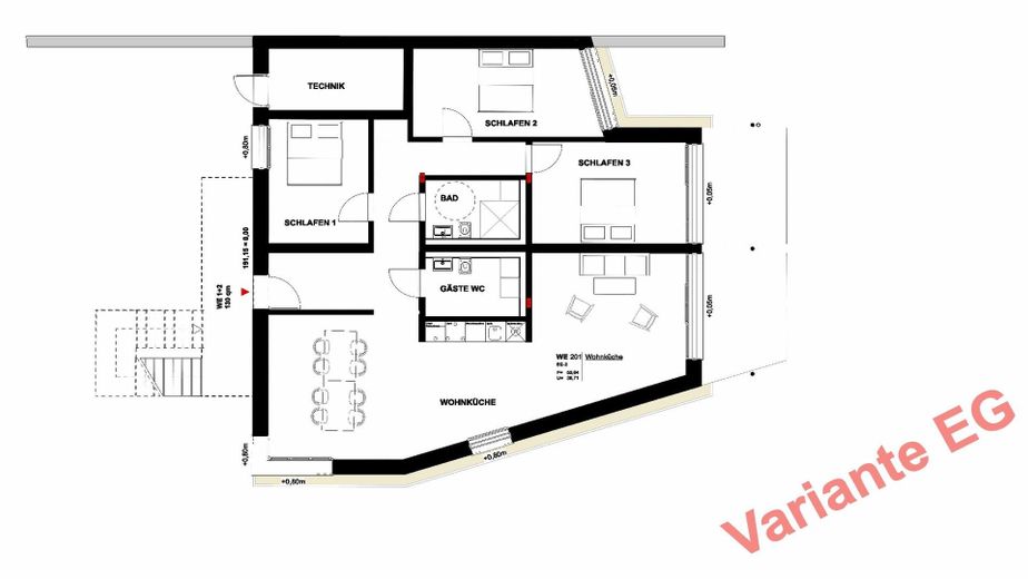 Variante Erdgeschoss