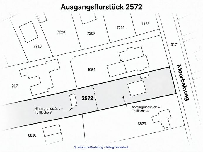 Zwei Teilgrundstücke in Hamburg-Volksdorf – einzeln oder gemeinsam erwerbbar – Foto 2