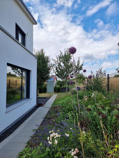 Ostseite/Erker mit Sitzfenster