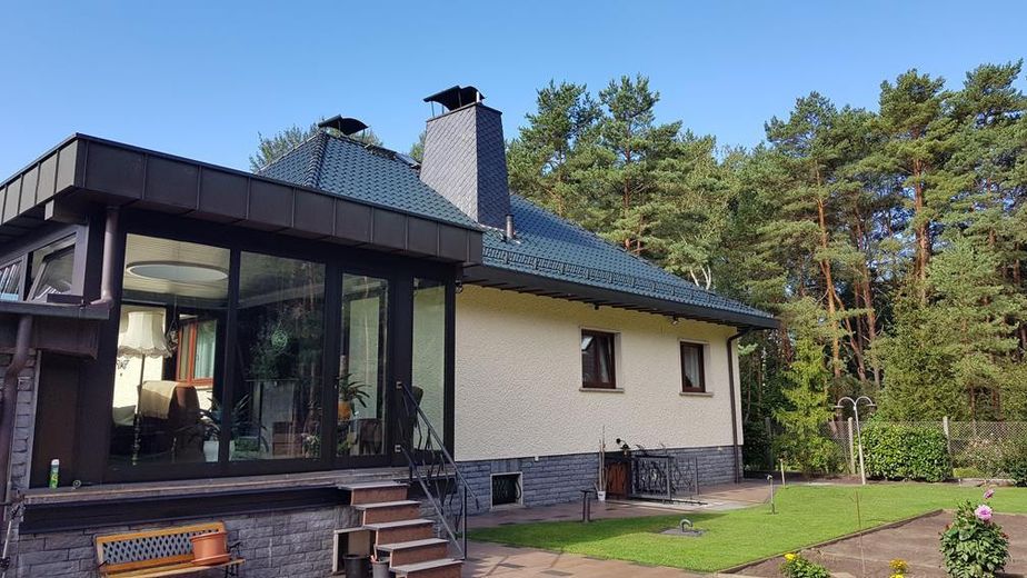 Wintergarten, Rückseite Haus