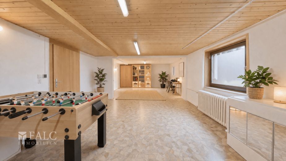 Großzügiges Einfamilienhaus mit Garten, Pool und flexiblen Nutzungsmöglichkeiten in ruhiger Wohnlage – Kellerraum (virtuell aufbereitet)