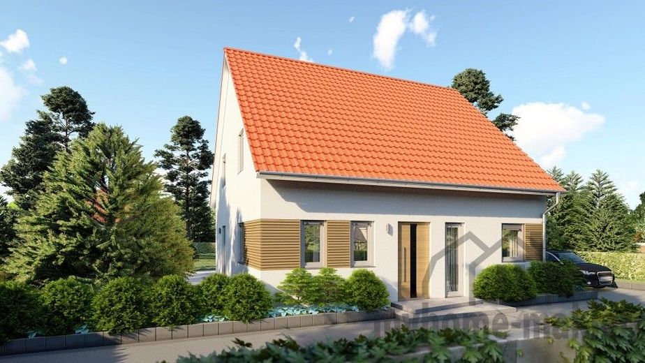 Provisionsfrei vom Bauträger: Massivhaus mit Grundstück zum Festpreis – Hausansicht