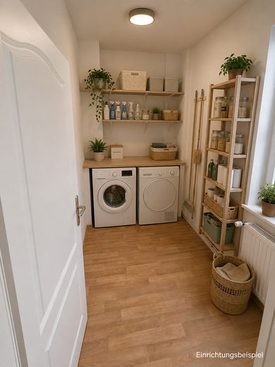 3,5 Raumwohnung 112 qm, saniert mit Gartennutzung im Erdgeschoss – Hauswirtschaftsraum