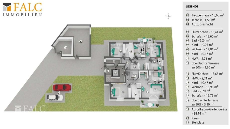 Baugenehmigtes MFH in Langenhagen - Investitionsmöglichkeit mit sofortigem Entwicklungspotenzial – Grundriss - Erdgeschoss