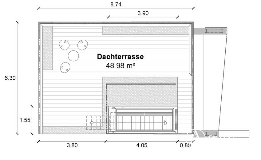 Verde e privato! Townhouse con 5 camere, garage privato e terrazza sul tetto nel cuore di Mitte! – CDT01_DG