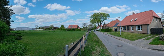 Grundstück Sicht von Blumenstr