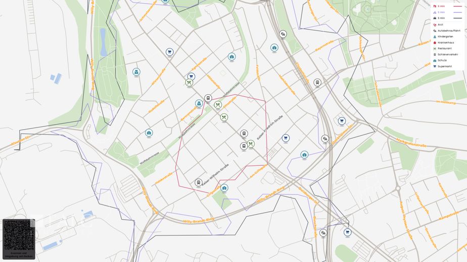 Renditeobjekt Marxloh - MFH mit 912 m² Wfl., sanierungsbedürftig – Site plan (micro)
