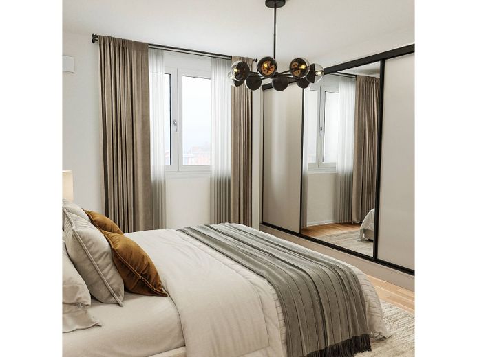 Stylish 4-room apartment in a central location in Butzbach! – Schlafzimmer