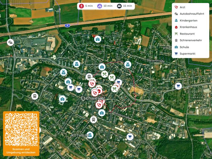 Wohn- und Geschäftshaus mit interessanter Gewerbefläche – Lageplan