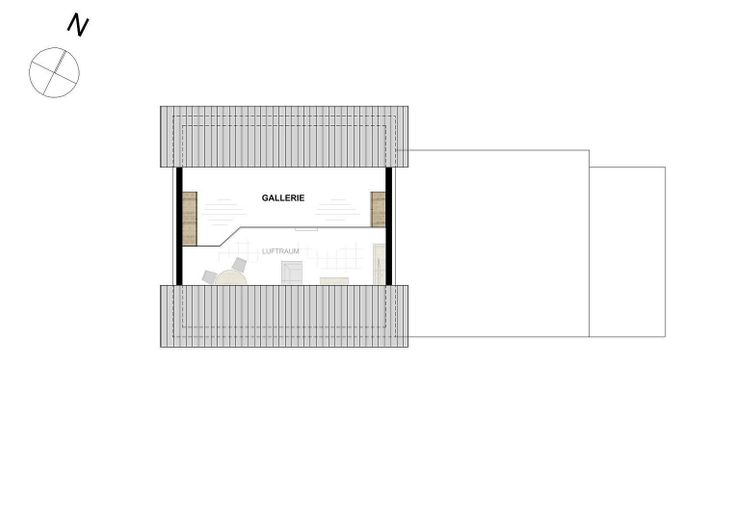 Großzügig wohnen, clever heizen (VHB): Architektenhaus mit Fußbodenheizung, Galerie & Specksteinofen – Grundriss Dachg, Gallerie