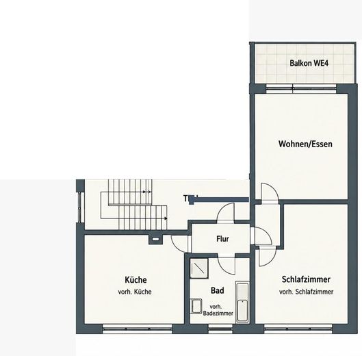 Schledehausen-2-Zimmer Wohnung 1.OG – Photo 8
