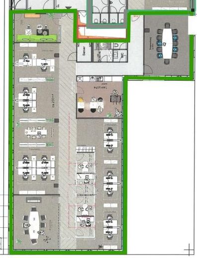 ATIK: Moderne Büroflächen direkt am Flughafen Frankfurt - provisionsfrei – 2. OG - 423 m²