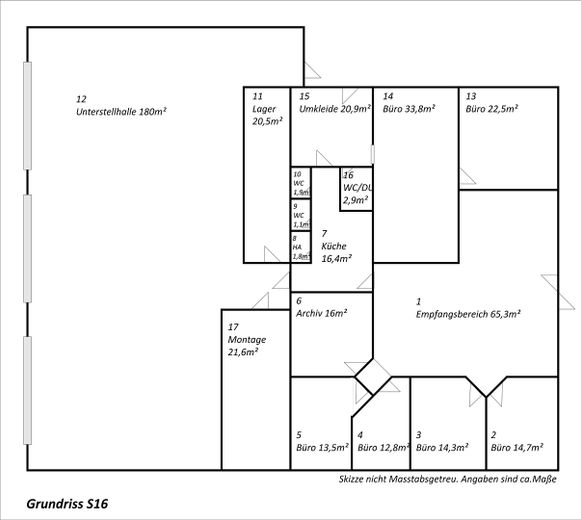Gewerbeobjekt/Halle mit Büro und Stellplätzen zentral gelegen in Wismar-Westhafen – Foto 23