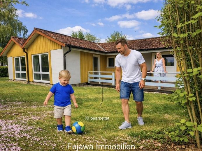 Czas nad morzem na Pojezierzu: dom wakacyjny w absolutnie najlepszej lokalizacji w parku wakacyjnym Mirow – Foto 1