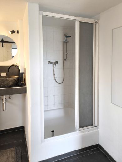 modernisierte Dusche