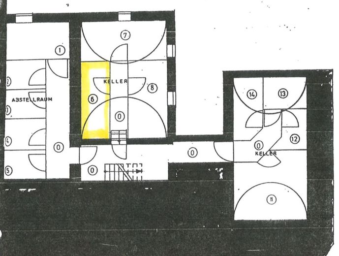 Charmante und charakteristische 3-Zimmer-Wohnung im Herzen von Esslingen am Neckar – Grundriss UG