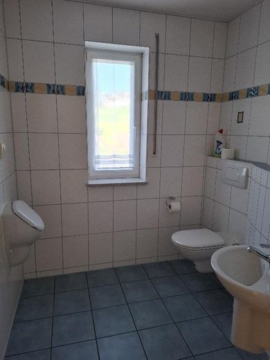 Repräsentatives Einfamilienhaus mit separaten Gewerbegebäude Werkstatt/Lagerhalle – Gäste WC EG