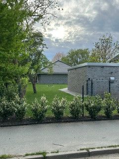 Ansicht Garage Haus Garten
