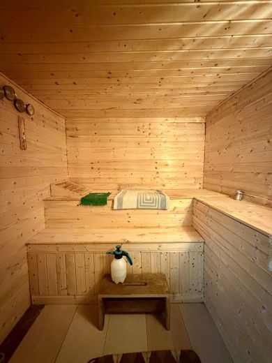 Vielseitiges Wohn- und Gewerbeobjekt mit Hallen & Werkstatt in naturnaher Lage – Sauna EG