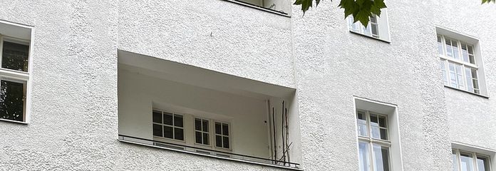 Hauseingang Hochparterre re