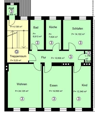 Ihr neues Zuhause in der Innenstadt: 4ZKB, kompl. saniert, mit Einbauküche – Foto 34