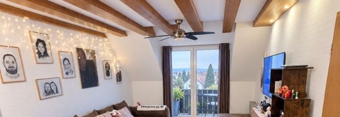 Appartement in eigendom, 55 m2 woonoppervlak + 10 m2 dakstudio in Ludwigshafen - Friesenheim