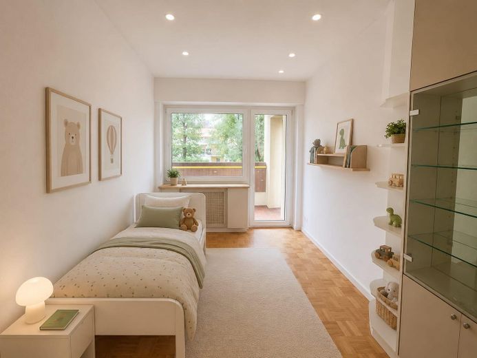Energie-B ! Provisionsfrei ! 4-Zi Lichterfelde West mit Balkon – Kinderzimmer 1