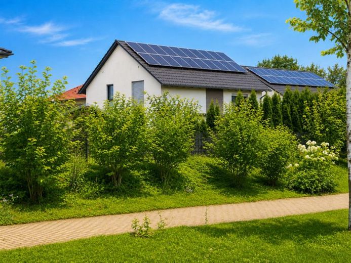 Joyau énergétique à Leipzig : coûts minimaux pour votre consommation. Confort maximal dans la maison individuelle avec jardin. – Photo 1
