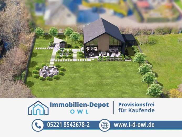 Seltene Chance: Großzügiges Baugrundstück mit Werre-Zugang in Top-Lage von Schötmar – Foto 1