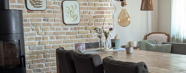 Esszimmer offene Wand