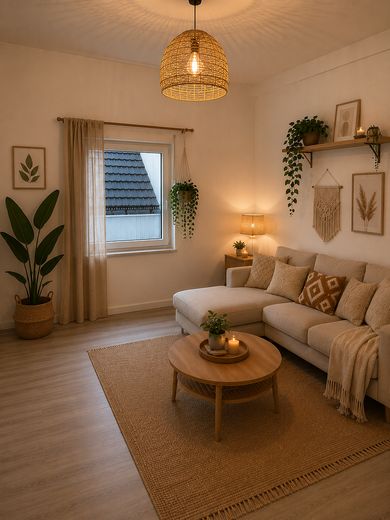 Appartamento ristrutturato di 3 locali a Bad Oeynhausen (19) – Wohn/ Esszimmer mit Balkon