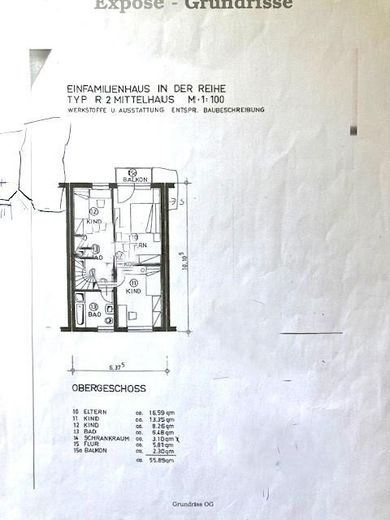 RMH nei pressi di Ratisbona con vista sul Danubio – Grundriss Obergeschoss 