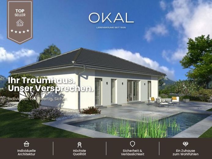 OKAL BUNGALOW inkl. Grundstück, hier stimmt Qualität und Leistung - ALLES aus einer HAND! – Foto 1