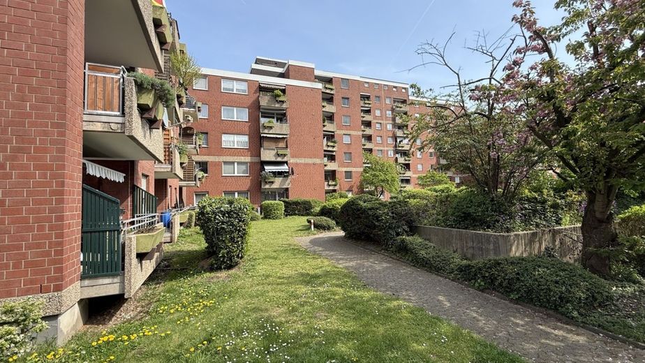 Käuferprovisionsfrei - Kapitalanlage: Vermietete 2-Zimmer-Wohnung mit TG-Stellplatz in DU-Mündelheim – Objektansicht