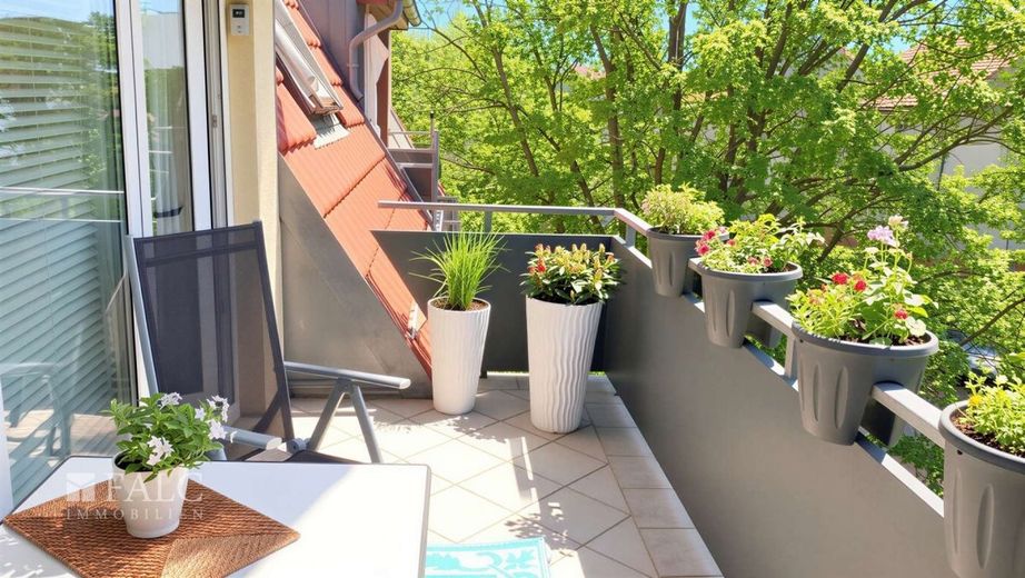 Top 2-Zimmerwohnung in sehr schöner Lage beim Großen Plessower See – 12 Balkon