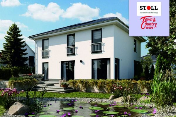 No roof slope upstairs, 2 full floors, space for tall wardrobes on the upper floor, solid house by Town & Country, Eff 55 GEG