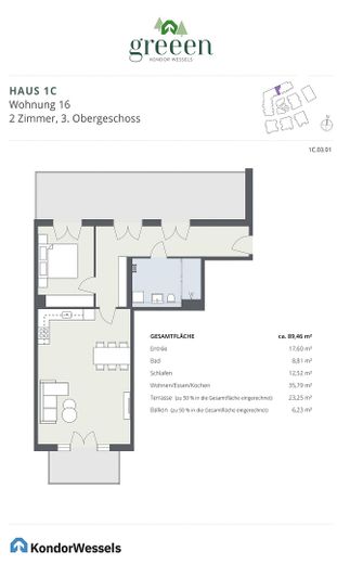 Wohnungsgrundriss