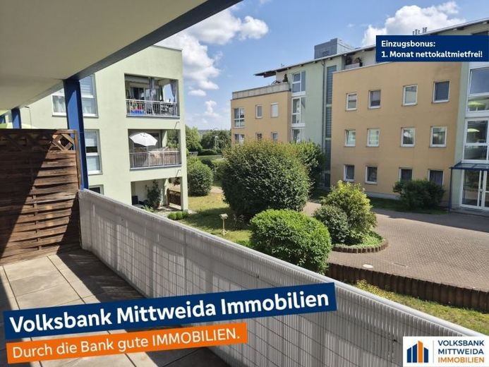 Grüne Aussichten inklusive! Helle 2-Zimmer-Wohnung mit Balkon – Foto 1