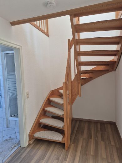 Treppe zum Dachgeschoss