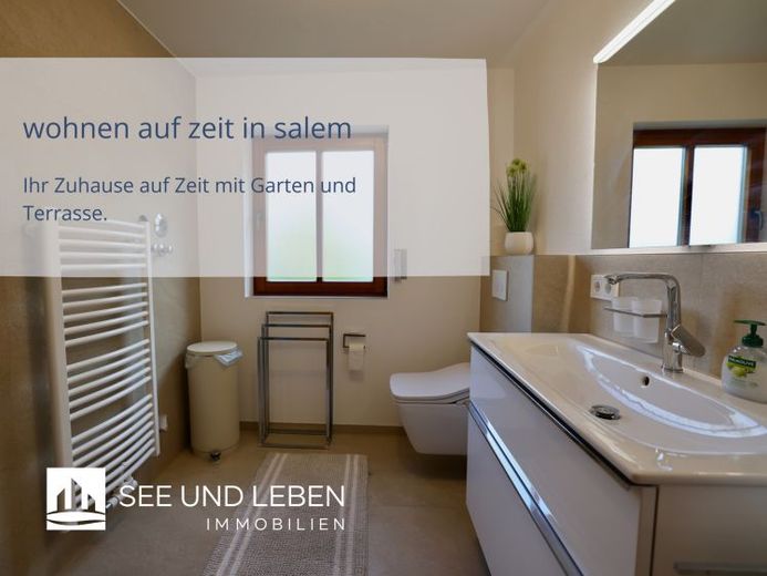 Möblierte Erdgeschosswohnung in Salem auf Zeit – 105 m², zwei Terrassen und Tiefgaragenstellplatz – Foto 1