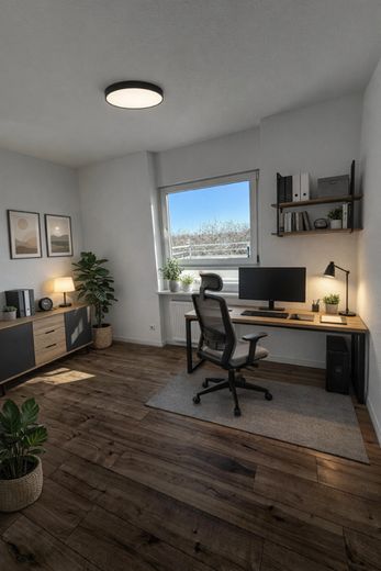 Büro eingerichtet Beispiel