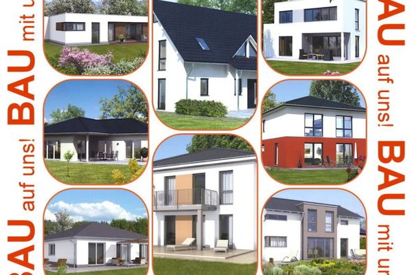 BAU auf uns! Bau mit uns! Vom ROHBAUHAUS plus Fertigstellungspakete oder als schlüsselfertiges Haus auf Deinem Grundstück!