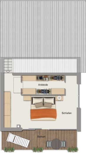 Grundriss Spitzboden